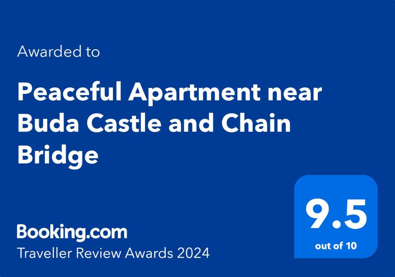 Peaceful Apartment Near Buda Castle And Chain Bridge 布达佩斯 外观 照片
